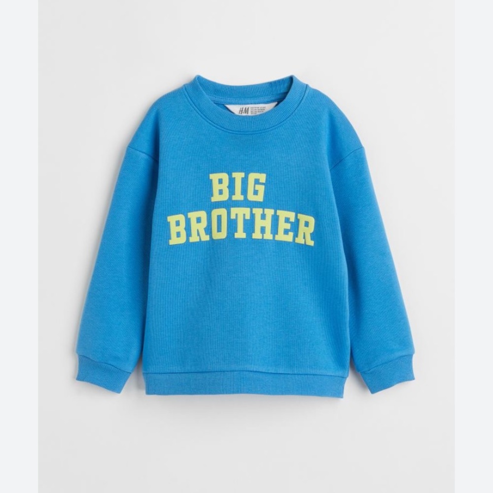 H&M Toddler Boy Big Brother Sweatshirt